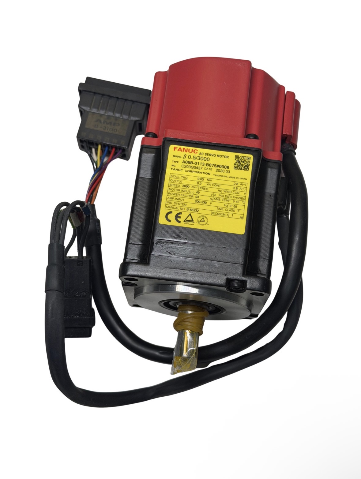 Servomotor FANUC Beta 0.5/3000 A06B-0113-B075#0008