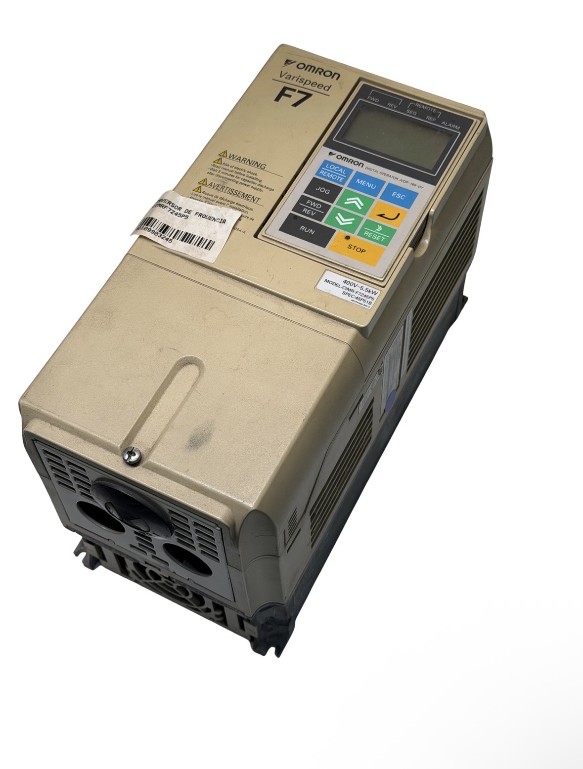 Inversor de Frequência Yaskawa Varispeed F7 CIMR-F7Z45P5