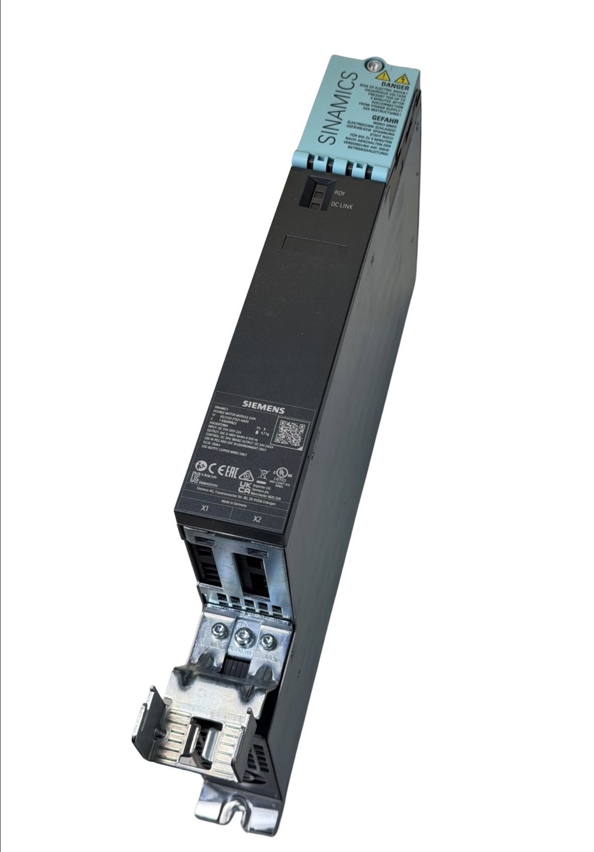 Double Motor Module Siemens SINAMICS S120 2x9A