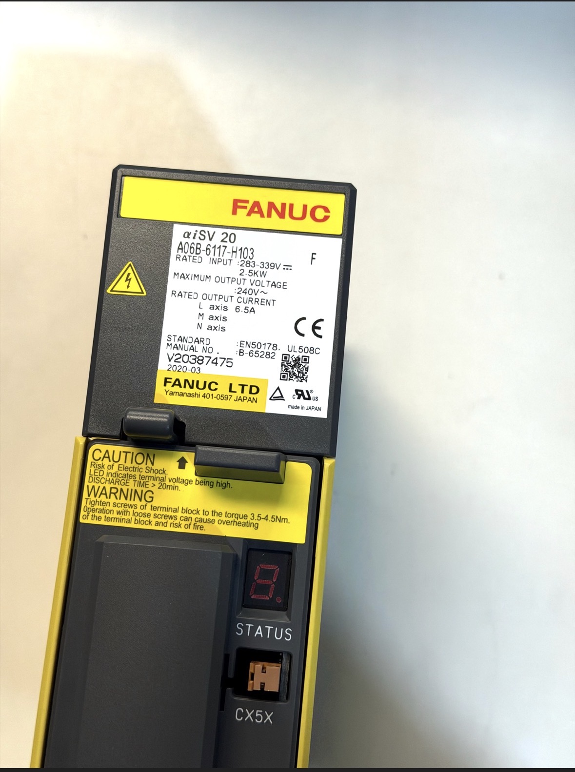 Servo Amplificador FANUC Alpha iSV 20 A06B-6117-H103